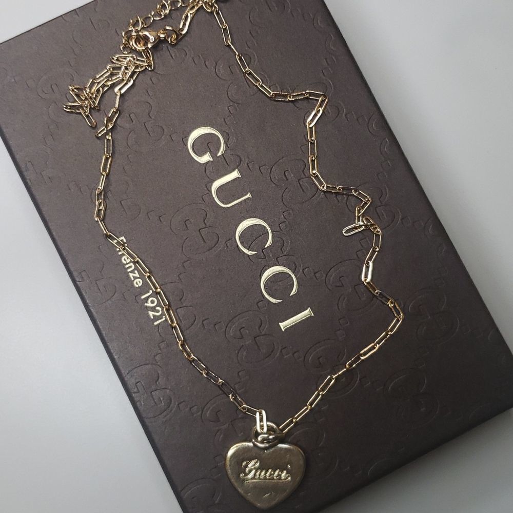 Gucci Repurposed Heart Necklace
